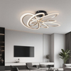 Modern Flush Mount LED Acrylic Ceiling Light Six Heads For Indoor Decor Three Color Tempreture