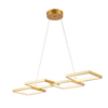 Quadrate LED Aluminum Pendant Lamp Chandelier MT-LD2202GD