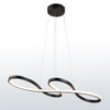 MT-3016BK LED Aluminum Music Note Shape Pendant Lamp Black Color