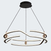LED Aluminum Ring Pendant Light Circular Chandelier For Indoor Use