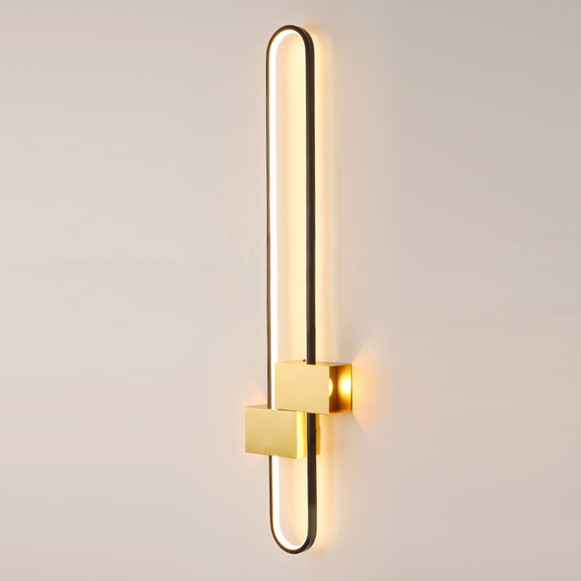 Modern LED Aluminum Oval Spot Wall Light 3000K