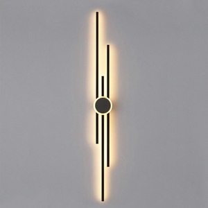 Modern LED Aluminum Triplet Straight Lines Wall Light 3000K 