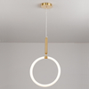 Contemporary Silicone Acrylic LED Pendant Light, Mid-Size, Energy Efficient