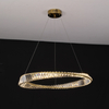 Spirally Curved Crystal Pendant Light Chandelier Indoor Decorative Fixture