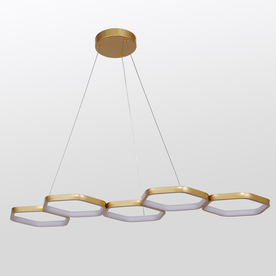 Hexagonal Combination Aluminum Pendant Lamp Fixture