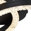 Modern Two Rings Ceiling Lighting With Transparent Acrylic