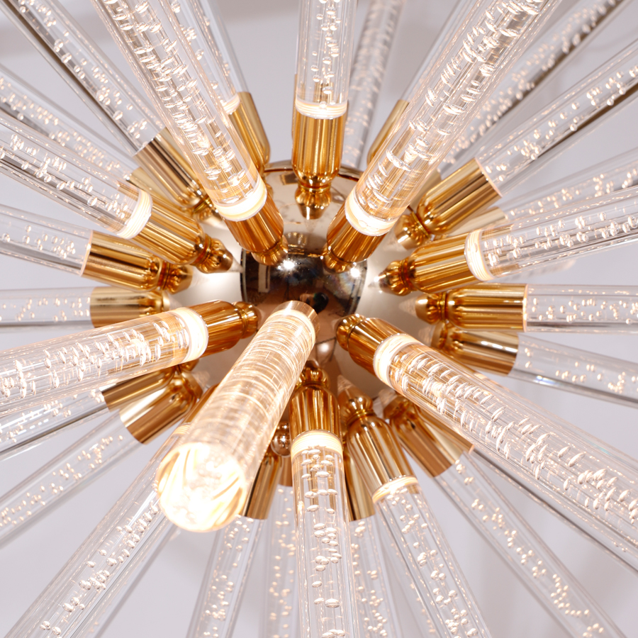 Fireworks Design LED Acrylic Large Chandelier 