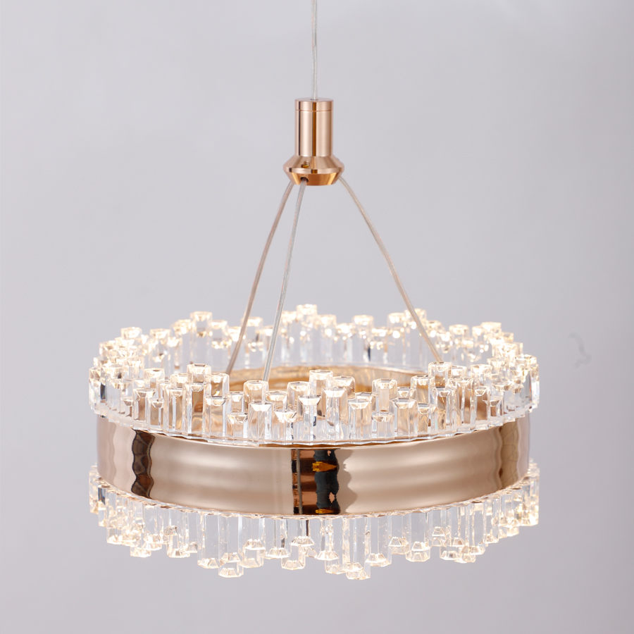 Nice Acrylic Small Circle Ring Pendant Light 3000K For Home Decor