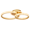 Modern Double Intertwined Acrylic Rings Ceiling Light For Indoor Decor