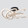 Modern Flush Mount LED Acrylic Ceiling Light Six Heads For Indoor Decor Three Color Tempreture