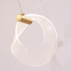 LED Circular Acrylic Small Pendant Light For Bed Side Decor 3000K/4000K/6000K
