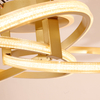 Artistic Modern Intertwined Acrylic Rings Ceiling Light For Indoor Decor