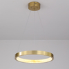 LED Aluminum Acrylic Circle Round Ring Pendant Light One Tier