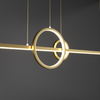 LED Aluminum Dinning Room Pendant Lamp Gold Color MT-LD1140-GD