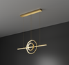 LED Aluminum Pendant Light Gold Color MT-LD1141-GD