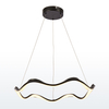 LED Aluminum Wave shaped Pendant Light 