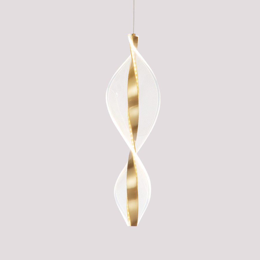 Artistic LED Acrylic Aluminum High Brightness Pendant Lamp