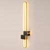 Modern LED Aluminum Oval Spot Wall Light 3000K Gold Color