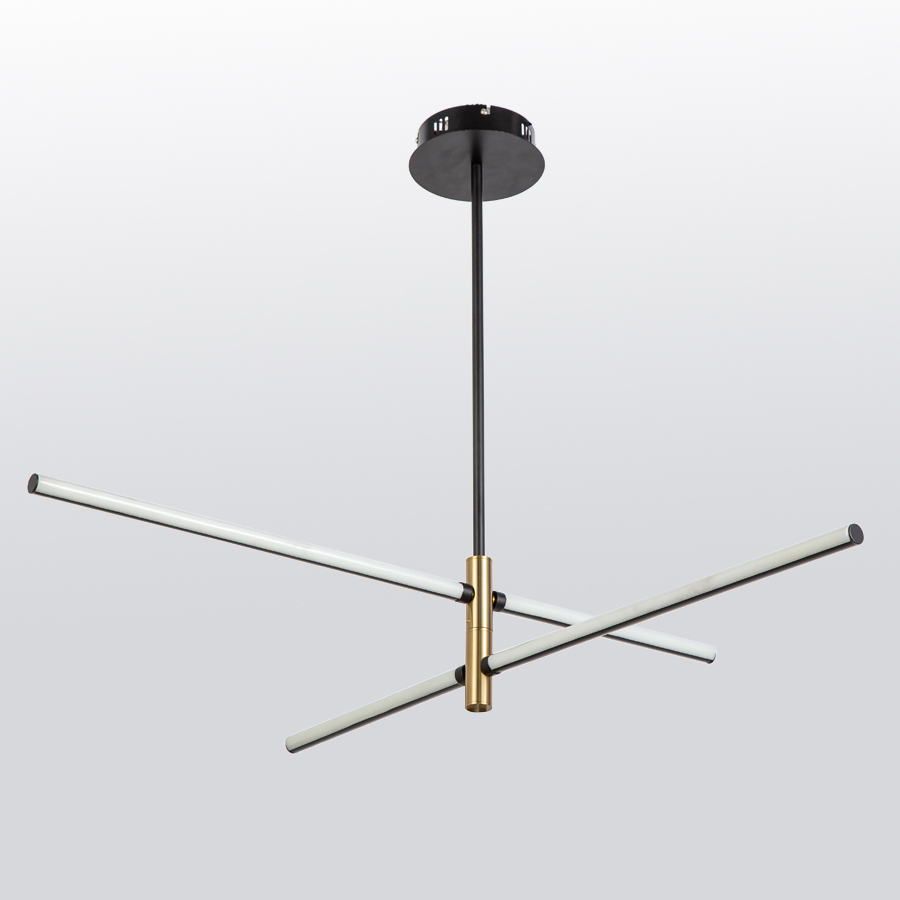 Modern LED Aluminum Straight Lines Pendant Light Adjustable Angles