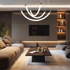 Contemporary Flexible LED Silicone Pendant Light For Modern Decor