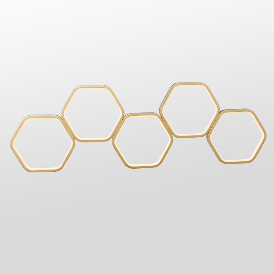 Hexagonal Combination Aluminum Pendant Lamp Fixture