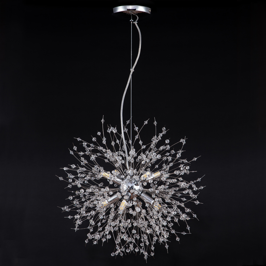 Crystal Dandelion Shape Chandelier Small Size For Indoor Decor