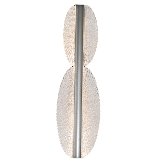 Decorative Leaf-Inspired Acrylic LED Wall Lamp Two Heads 3000K 