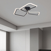 Artistic Design Square Combination LED Ceiling Lamp Three Heads Black Color 3000K