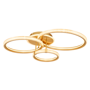 Modern Three Intertwined Acrylic Rings Ceiling Light For Indoor Decor