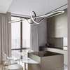 Black Metal Artistical LED Pendant Light For Dinning Room