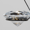 Elegant Crystal Diamond-shaped Glass Hanging Light LED Pendant Light