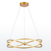 LED Artistic Aluminum Pendant Light Round Shape MT-LD22011 GD