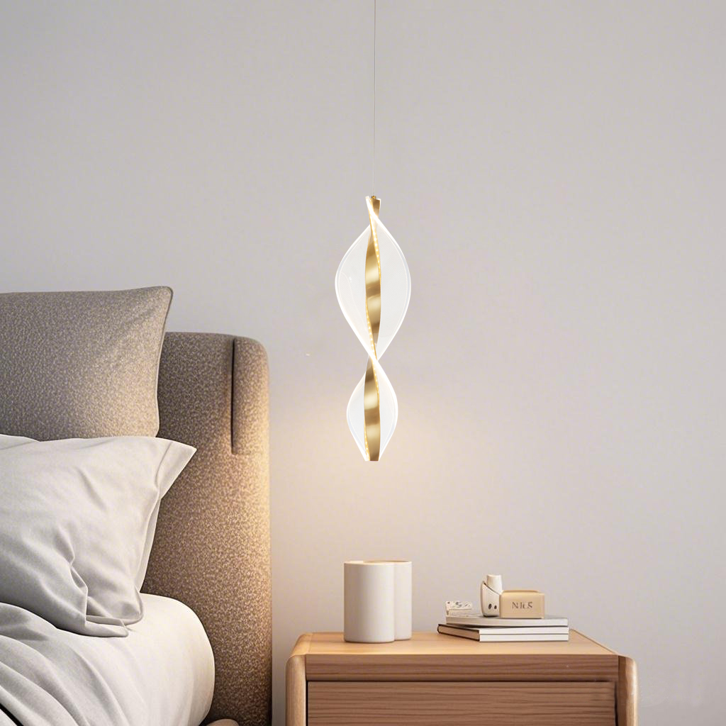 Artistic LED Acrylic Aluminum High Brightness Pendant Lamp