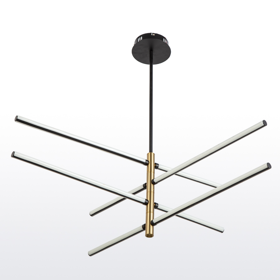 Modern LED Aluminum Straight Lines Pendant Light Big Size Adjustable Angles