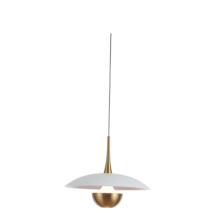 Contemporary LED Pendant Light, Sleek Metal Design