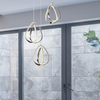 Stylish Chrome Aluminum LED Hanging Light 3 Heads & 6 Heads