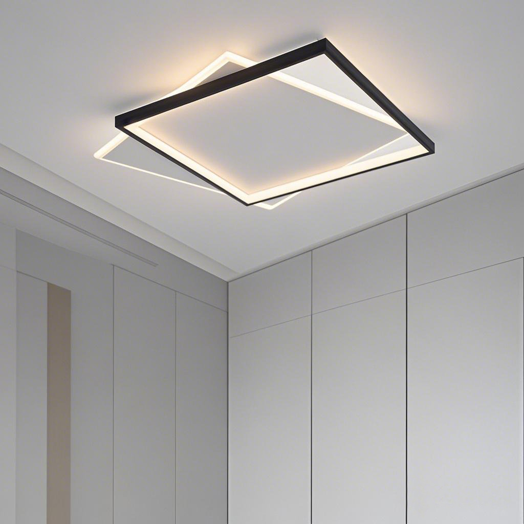 Unique Design Square LED Ceiling Light, Surface Mount, For Home & Office Use