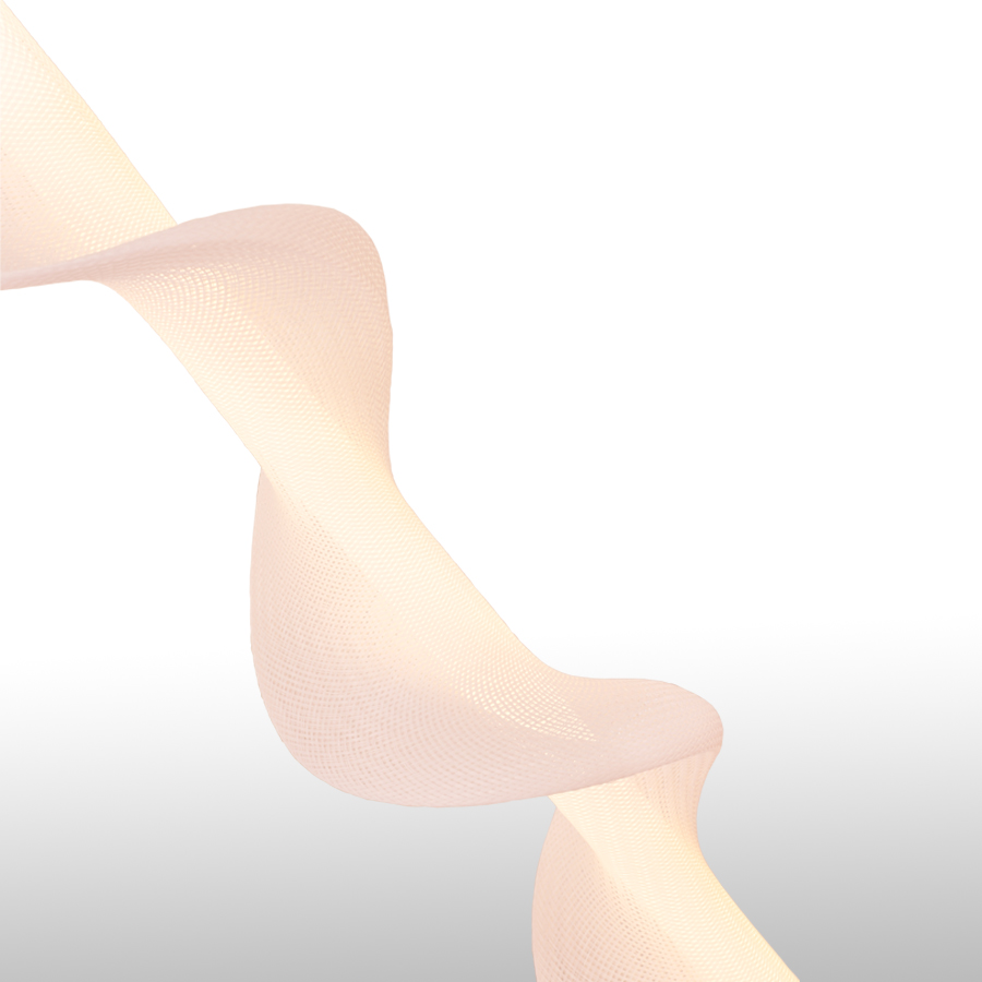 Spiral Mesh Fabric Silicone LED Small Hanging Pendant Light