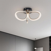 Contemporary Acrylic Ceiling Light with Floral Design 3 Heads 3000K