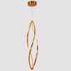 Spiral Shaped Stainless Steel Chandelier For Indoor Use