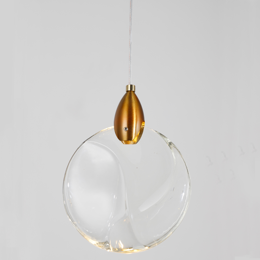Crystal Glass Hanging Light LED Pendant Light