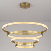LED Aluminum Acrylic Circle Round Ring Pendant Light Four Tiers 