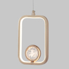 LED Aluminum Crystal Small Creative Pendant Light Bedside Pendant Lamp