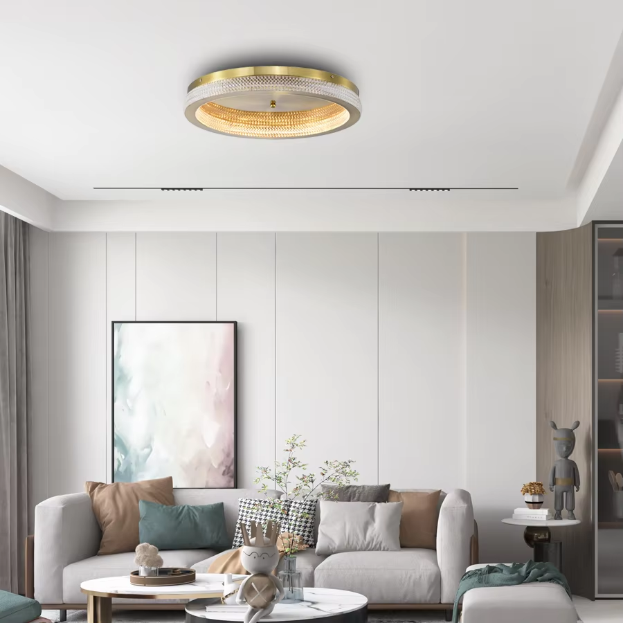 Modern Bright LED Acrylic Round Ceiling Light