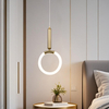 Contemporary Silicone Acrylic LED Pendant Light, Small-Size, Energy Efficient