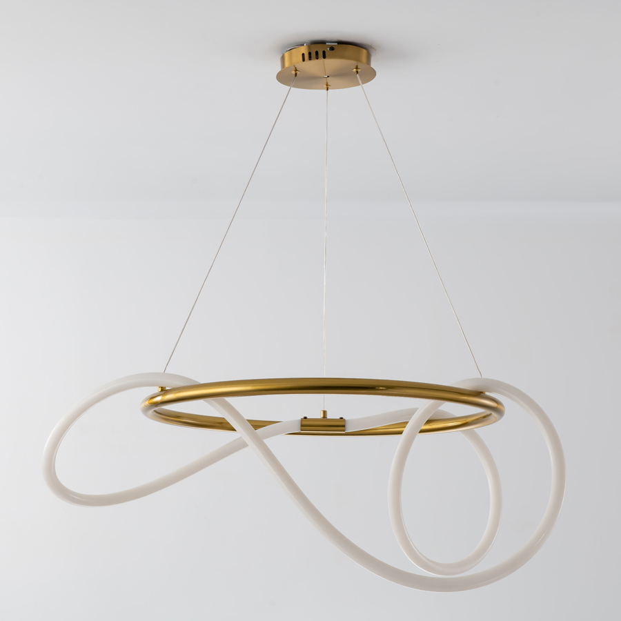 Round Silicone LED Light Fixture - Flexible, Contemporary Design