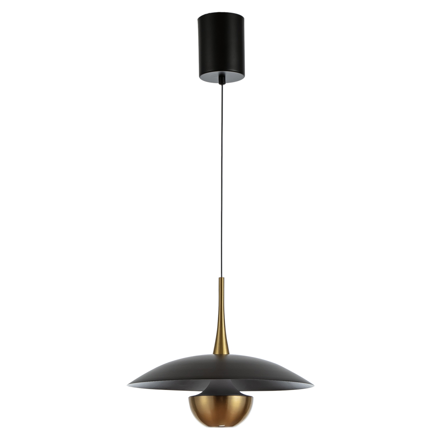 Contemporary LED Pendant Light, Sleek Metal Design
