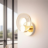 Elegant Crystal Glass Wall Light Fixture Perfect For Home Decor