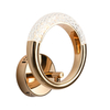 Nice Circle Ring Crystal Glass Wall Light For Wall Decor