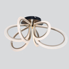 Contemporary Acrylic Ceiling Light with Floral Design Six Heads 3000K
